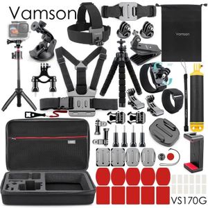 PACK ACCESSOIRES PHOTO Vamson-Ensemble d'accessoires généraux pour caméra de sport,GoPro 10,9,Go Pro Fore10,9,8,7,6,Eken H8R,VS170,trois - VS170G[C371]