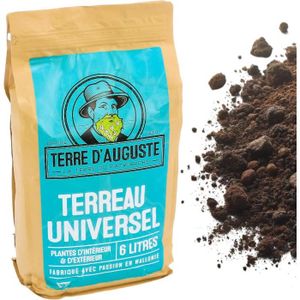 TERREAU - SABLE Terre d'Auguste - Terreau Universel 6L - pour Plan