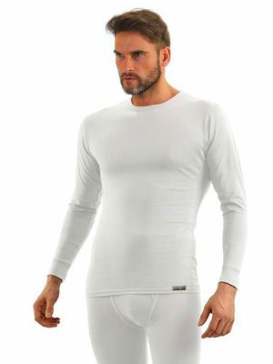 Maillot de corps - Sesto senso - Coton 95% - Manches longues - Confort optimal - Coupe ajustée