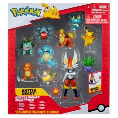 Bandai - Pokémon - 8 Figurines Battle - Pikachu, Salamèche (Charmander Bandai - Pokémon - 8 Figurines Battle - Pikachu, Salamèche (Charmander