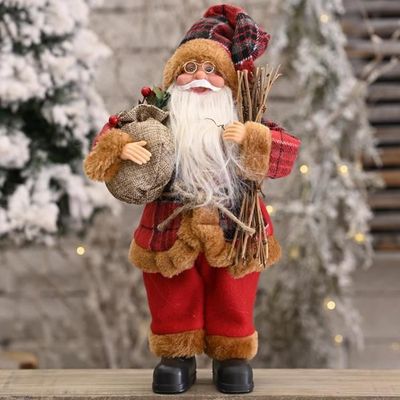 Coffret de decoration Grande poupee pere noel ornement d arbre de noel nouvel an decoration de maison cadeau de noel C132860716 Cdiscount Maison