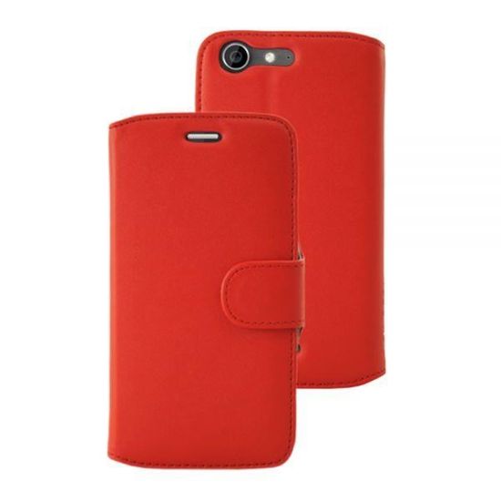 Housse etui portefeuille pour Wiko Robby + film ecran - NOIR - Téléphonie