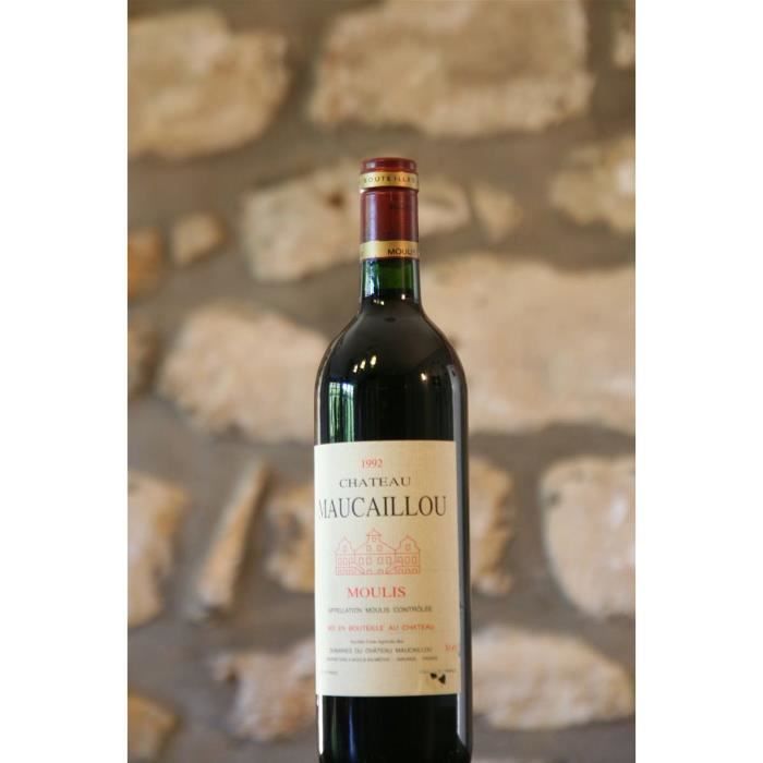 Vin rouge, Moulis, Château Maucaillou 1992 Rouge
