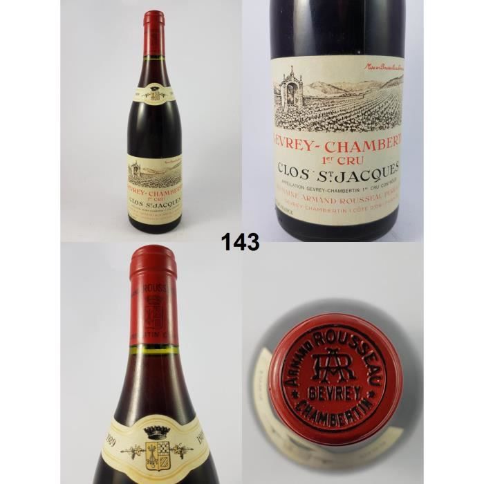 Gevrey-Chambertin - Clos-Saint-Jacques - Rousseau 1989 - N° : 143, Gevrey-Chambertin, Rouge