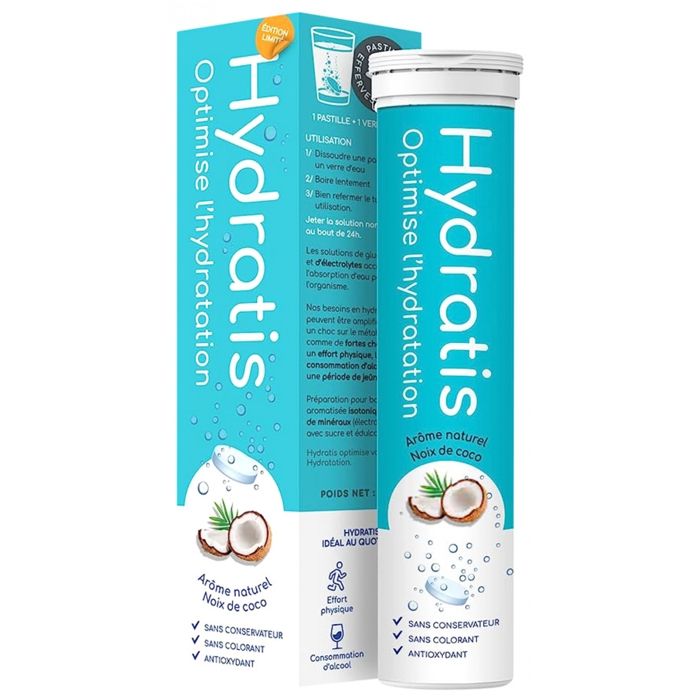 Hydratis Solution d'Hydratation Noix de Coco 20 pastilles