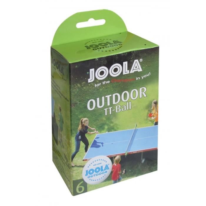 6 BALLES DE PING PONG POUR EXTERIEUR JOOLA