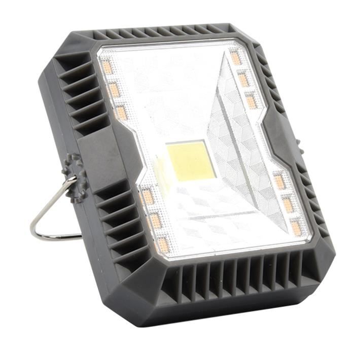 BJU Lanterne Portable solaire charge Spelunking Sports de plein air lampe de poche Camping lumière jardin voyage USB Rechargeable