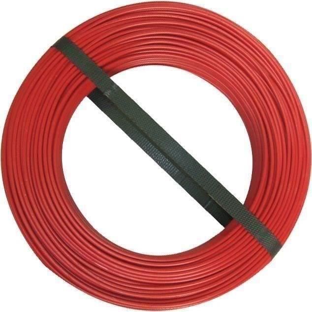 Câble rigide HO7VU - 1x1.5 mm² - bobinot 100 m - rouge