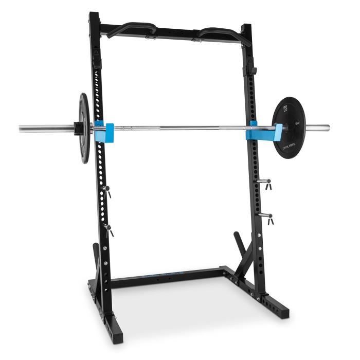 Capital Sports Racktor Half Rack station haltères acier noir