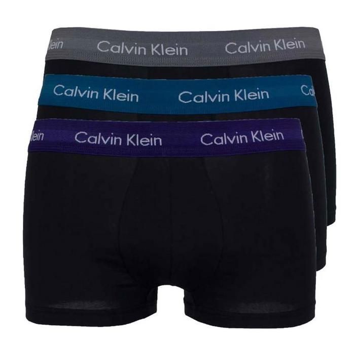 Pack de 3 boxers LOW RISE Noir/bleu