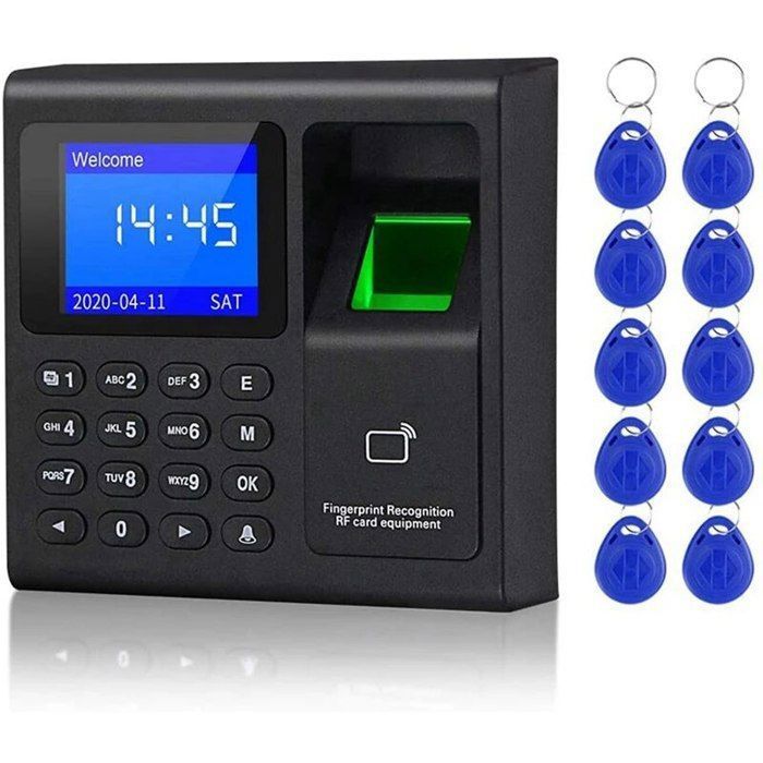 Pointeuse Biométrique X112-K - Reconnaissance Faciale Et Empreintes - Clavier - TCP/IP - Pour Contrôle D'accès Et Pointage