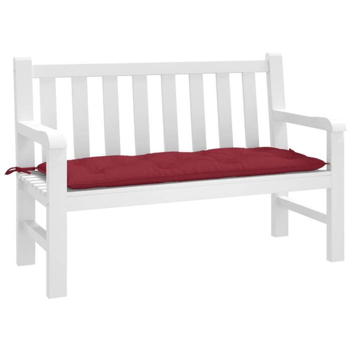 vidaXL Coussin de Banc de Jardin Revêtement de Banc avec Jeux de Cordes Coussin d'Extérieur Imperméable 361592
