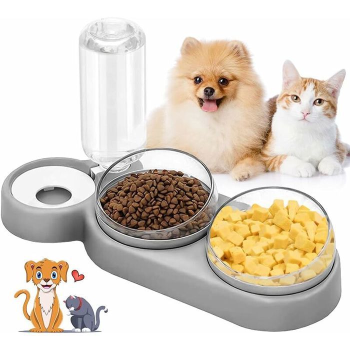Rosewood Gamelle Double Paroi Inox 480 Ml Pour Chats Et Petits Chiens - Antidérapant - Bleu Sarcelle