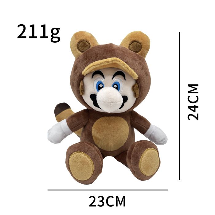 Peluche Chat Mario Star Marron 23cm Jouets en peluche 9.06 pouces Cdiscount Jeux Jouets