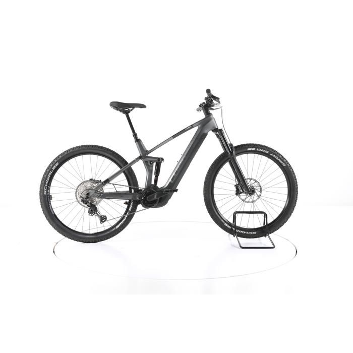 Vélo électrique - Cube Stereo Hybrid 140 HPC Race - gris - VTT électrique tout suspendu - Bosch 750 Wh Reconditionné - Cube