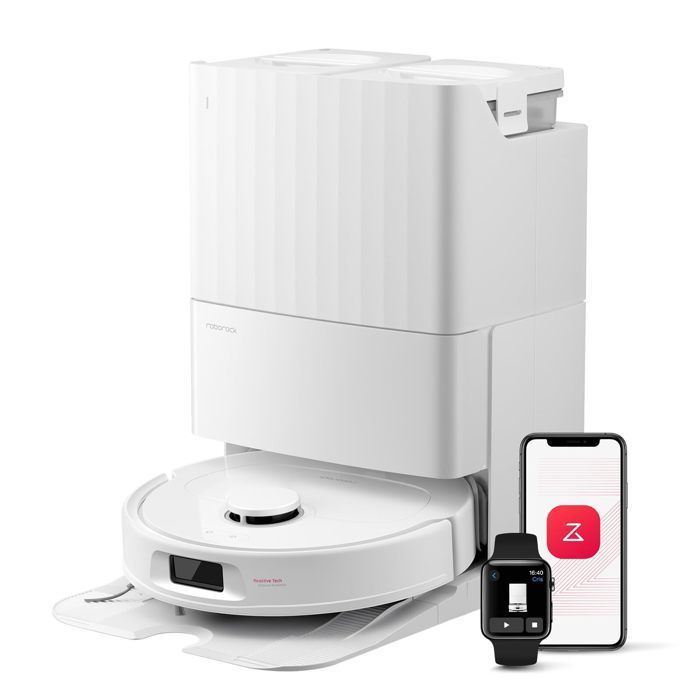 Roborock QV 35S Robot Aspirateur 10 000 pa Double Anti Enchevêtrement Relevables 10mm RéActive & Navigation LiDAR - vue 2