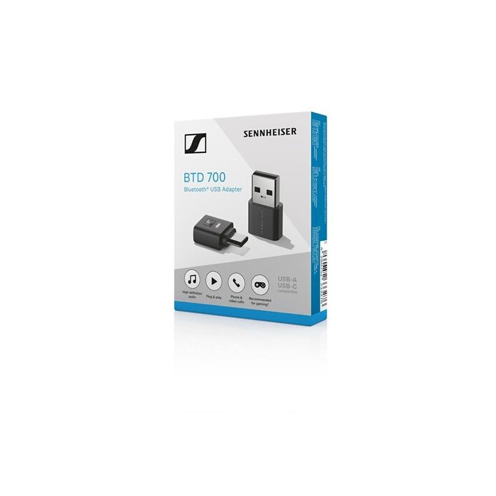 Dongle USB Sennheiser BTD 700 Bluetooth – Latence Ultra-Faible, Bluetooth 5.4