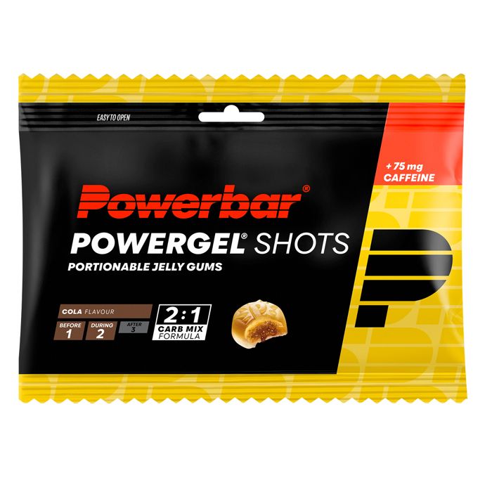 PowerBar PowerGel Shots (24 X 60gr) - Cola (Caffeine)