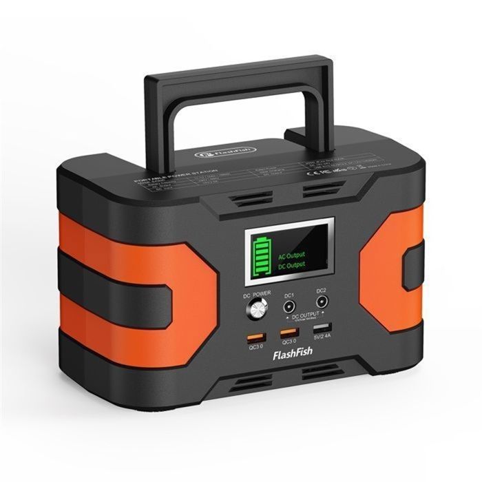 Station énergie portable FlashFish EA200 - 166Wh - 200W - Li-ion - AC 230V - camping - secours
