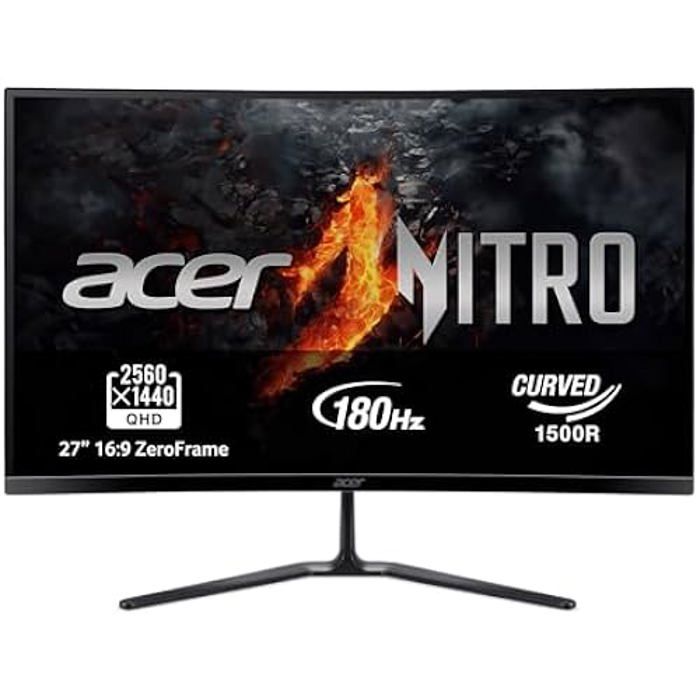 Écran PC - ACER - Nitro ED270U S3 - 27 pouces - QHD 2560x1440 - 180Hz FreeSync Premium