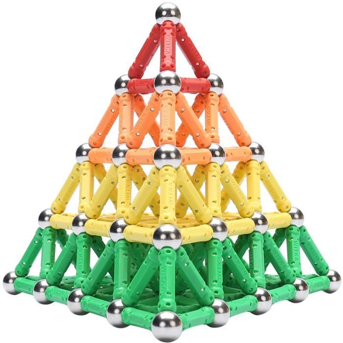 Blocs De Construction Magnetique,Jouets De Construction Magnétiques De 150 Pièces,Bibliothèque De La Vallée,Jeux De Construction - Jeux - Jouets