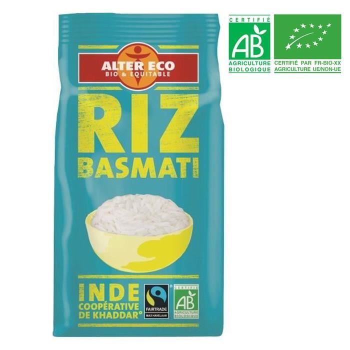 ALTER ECO Riz Basmati Bio 400g Achat / Vente semoule & céréales ALTER