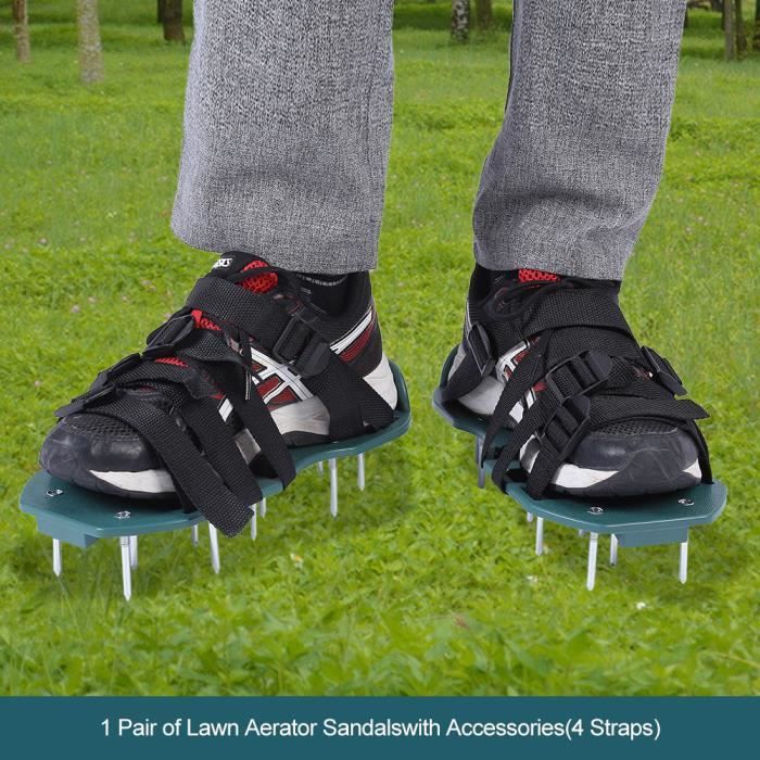 1 Paire de Sandales Pour A rateur de Gazon Avec Souliers Boucle