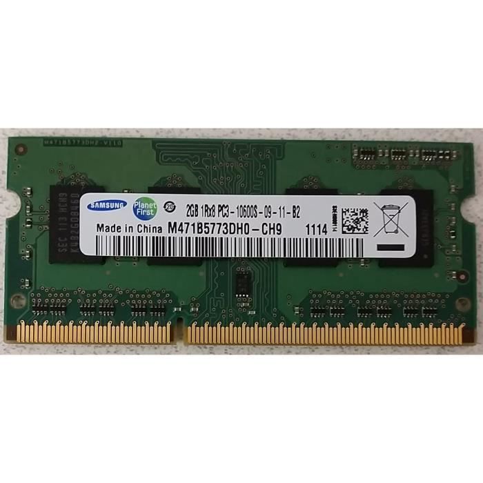 Memoire RAM Samsung 2GB DDR3 1333MHz 2Go DDR3 1333MHz module de memoire modules de memoire 2 Go DDR3 1333 MHz Ordi 152232