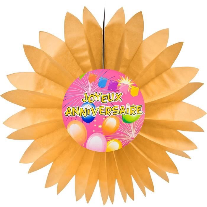 Maquillage De Deguisement Eventail Papier Joyeux Anniversaire Fiesta Orange 50 Cm Taille Taille Unique Achat Vente Kit De Decoration Cdiscount Maquillage De Deguisement Eventail Papier Joyeux Anniversaire Fiesta Orange 50 Cm Taille Taille Unique Achat Vente Kit De Decoration Cdiscount
