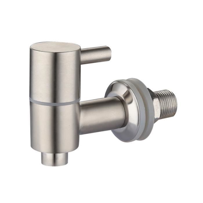 Robinet De Tonneau En Acier Inoxydable 16mm - Pour Vinaigrier, Distributeur Boissons - Vin, Bière, Jus