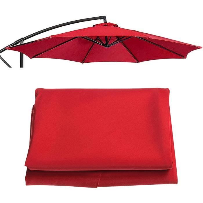 Toile De Rechange Pour Parasol Déporté – Rectangulaire 2x3m, Carrée 2x2m Ou 3x3m, étanche, Anti-UV, 4/6/8 Baleines, Gris