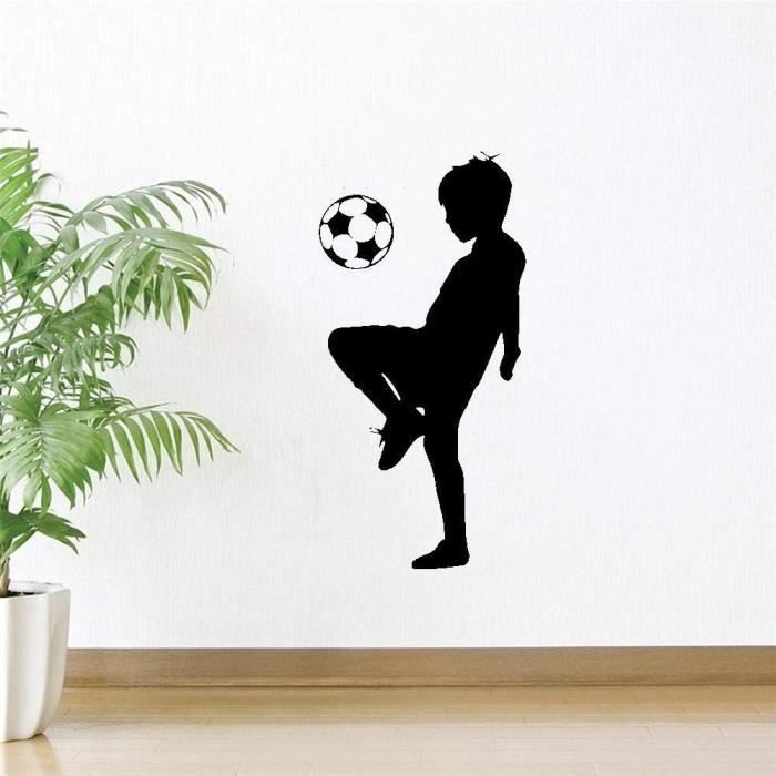 Petit Garçon Football Stickers Muraux Papier Peint Pour Garçons