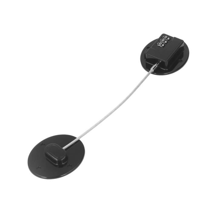 Serrure De Porte De Réfrigérateur Adhésive Forte, 10 Pièces