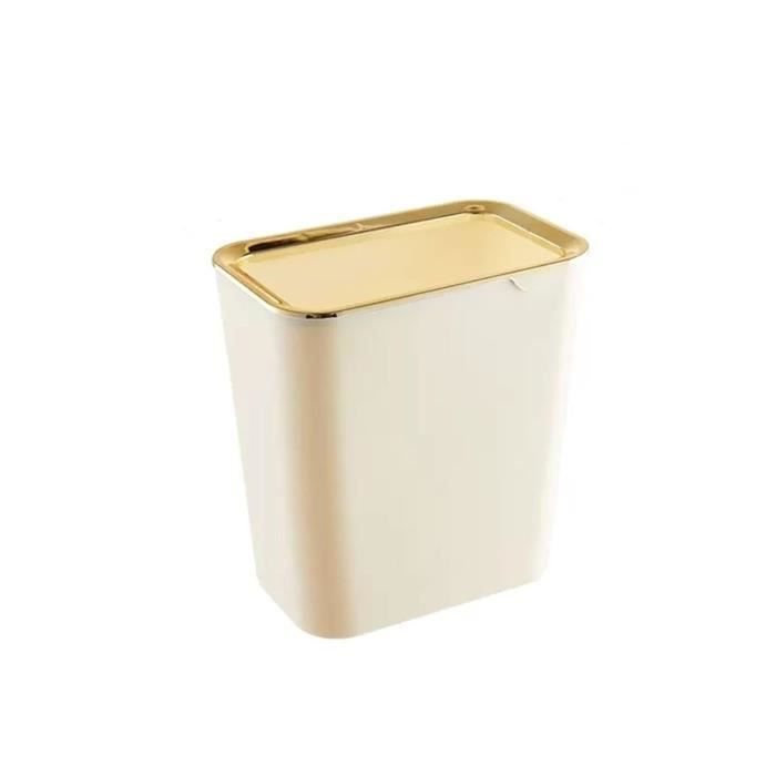 Poubelle / Corbeille Rustique - Plastique - Dimensions 22,5x21,2x16,3 Cm - Neuf
