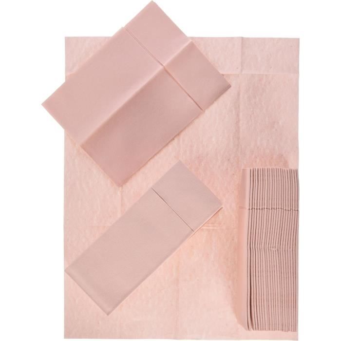 600 Serviettes De Table Jetables Noires 20x20cm - Lot De 6 Paquets - Absorbantes Et élégantes