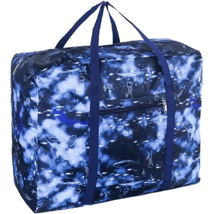 Sac De Rangement Vêtements Grande Capacité Avec Fenêtre Transparente - Pliable, Anti-poussière, Pour Déménagement, Saisons (55x35x25cm / 60x40x30cm)