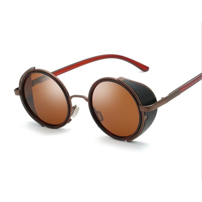 Lunette de new arrivals soleil steampunk homme