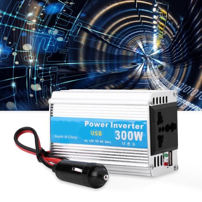 Onduleur Convertisseur 12V/500W - Puissance Crête 1000W - Alliage Aluminium