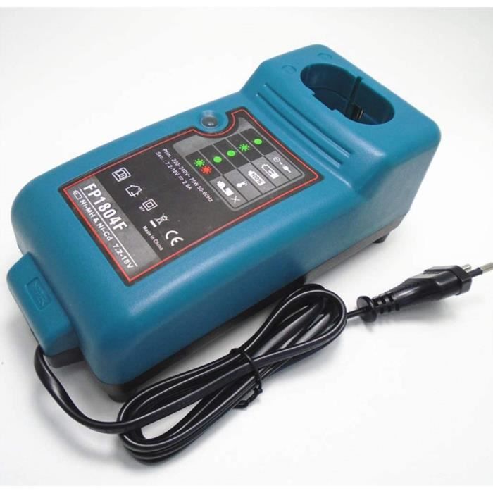 Makita chargeur pour 7,2 volts - 18 volts Ni-Mh / Ni-Cd (marque  distributeur 123accu)