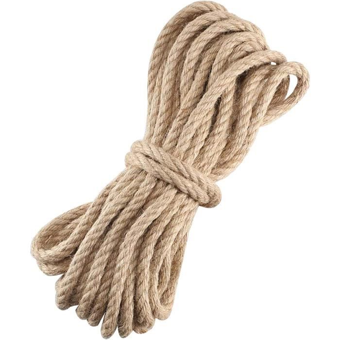 Ceinture Large Carolyn Tanner - Corde Torsadée Marron Et Coquillages - Taille 36 - Occasion