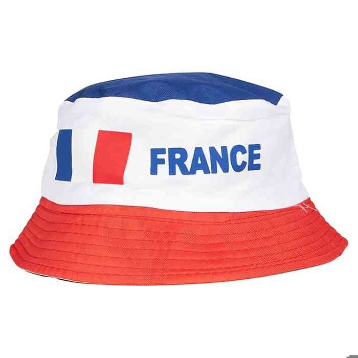 Chapeau - Supporter - France - Multicolore - Adulte - Décontracté