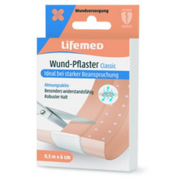 LIFEMED Services généraux Lifemed Wund-Pflaster Classic hautfarben 1000 mm x 60 mm 200107