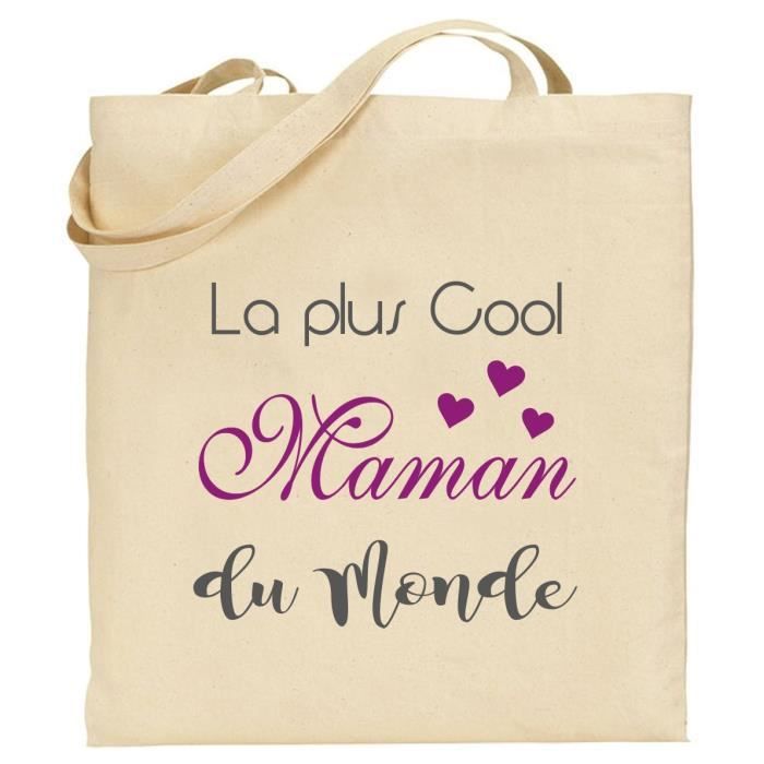 Sac 100 Coton Bio Cadeau Pour Maman Cadeau Pour La Fete Des