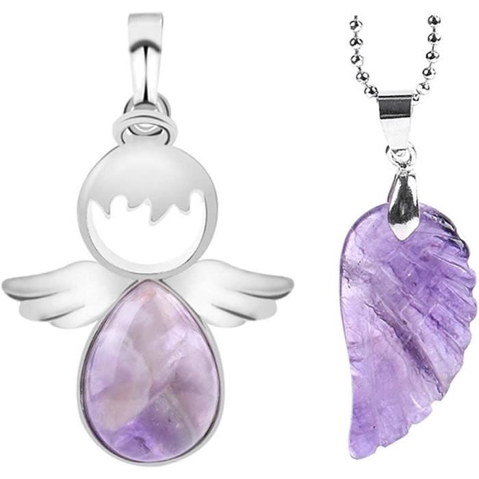 SAVITA 12 Pièces Pendentif Chakra Pierre, Breloques Pendentif en