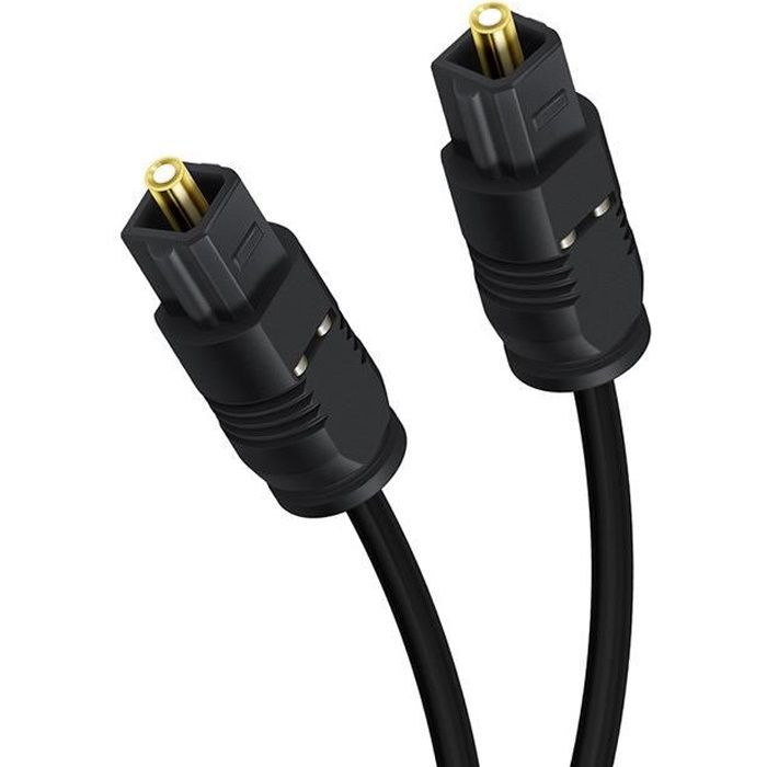 Juce® 1M Câble Optique Audio Toslink Fibre Numérique Pour Barre de