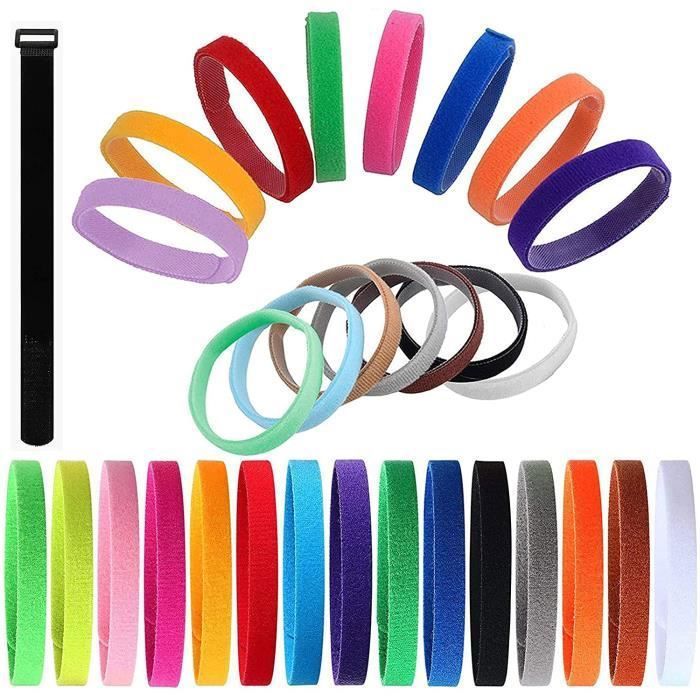 Meilleurs prix pour Lot de 15 Collier Chiot 15 Couleurs Collier Chien Collier Reconnaissance Chiot Collier ID d'Identification Réglable Ruban