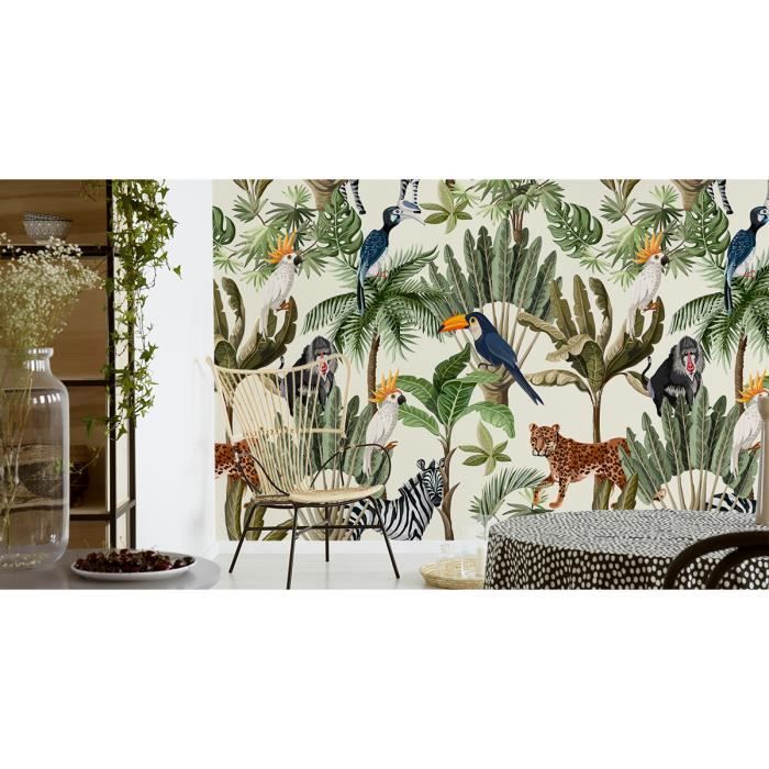 plantes et animaux de la jungle