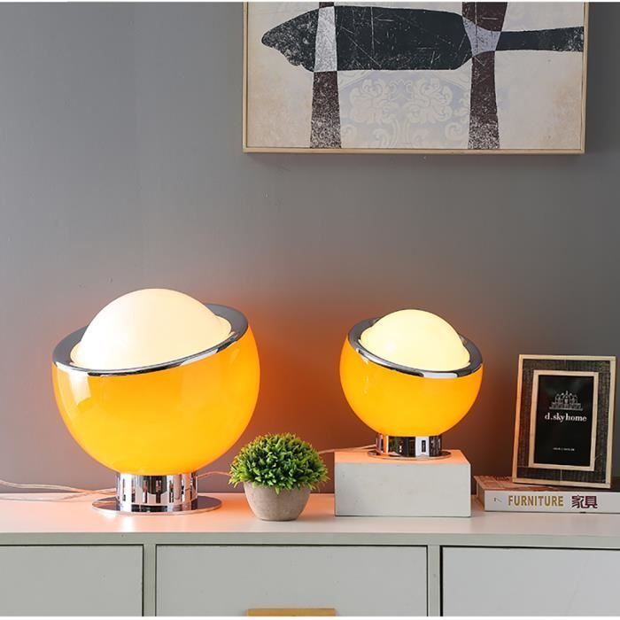 Lampe de Table planète avec prise EU 85-265V lampe créative pour bureau chambre à coucher ou salon