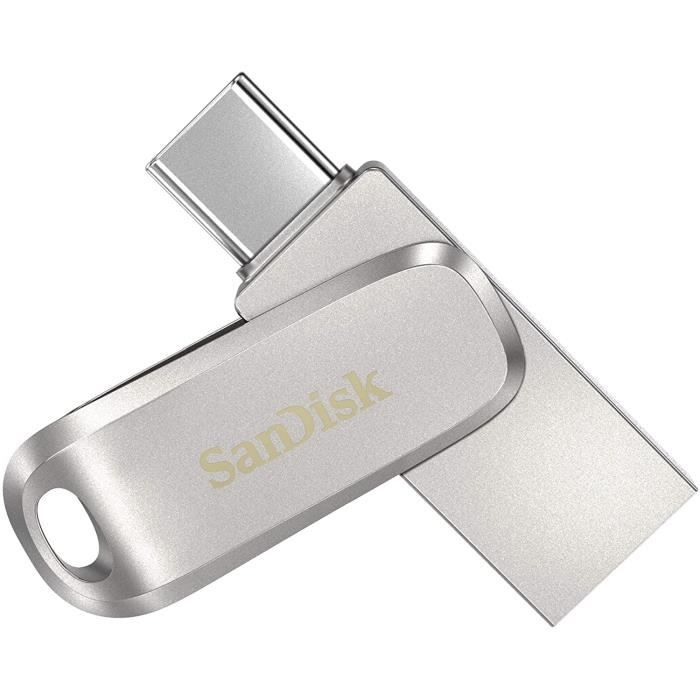 SanDisk Ultra Luxe Clé USB Type C double connectique