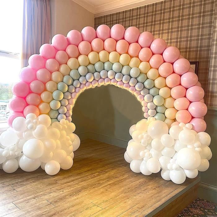 Guirlande de ballon Arc-en-ciel Pastel - Meri Meri - La Maison de Zazou